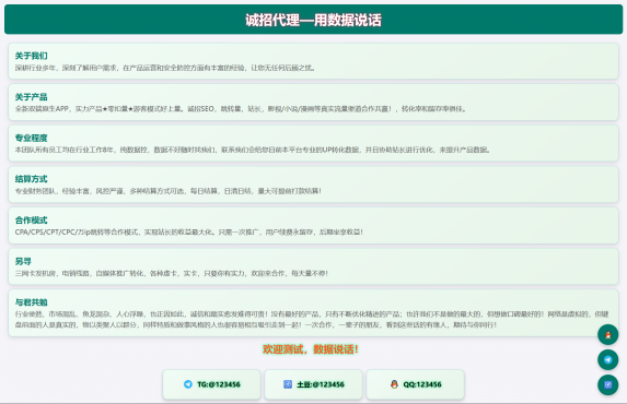 html单页业务介绍源码-空域资源网