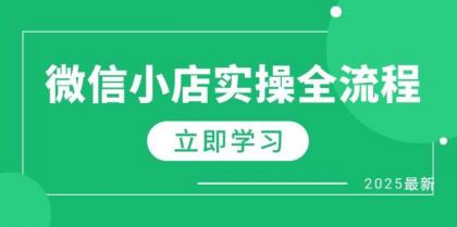 微信小店实操全流程，专属达人佣金、1688一件代发、商品预售、选品技巧等-空域资源网