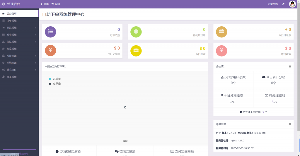 彩虹云商城二开-仿鲸发卡模版源码-空域资源网
