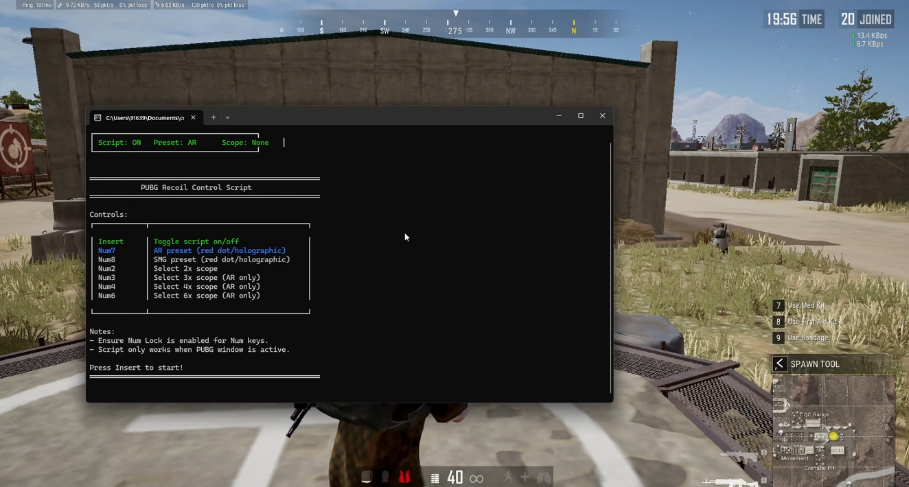 PUBG绝地求生·免费压枪宏插件稳定版-空域资源网