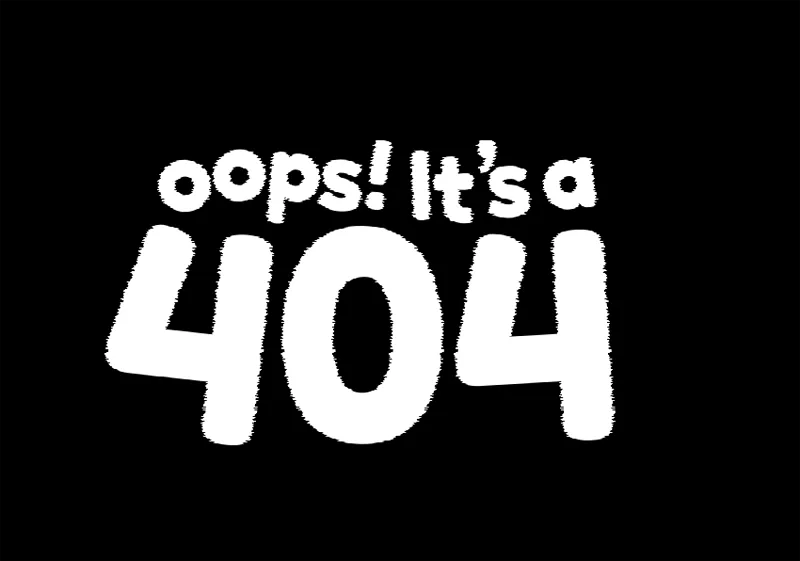 文字抖动动画特效404错误页面HTML源码-空域资源网