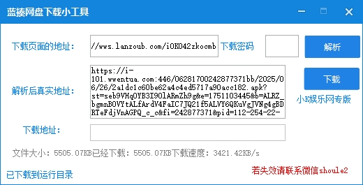 蓝奏网盘最新协议解析下载工具，秒解析，自动下载！-空域资源网