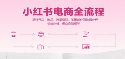 小红书电商全流程，基础开店、选品、流量获取、笔记创作到数据分析、供应商管理等-空域资源网