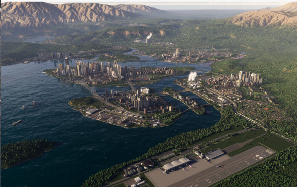 城市天际线2【豪华版全DLC+完美存档+多项修改器】v1.3.4版8月补丁-空域资源网