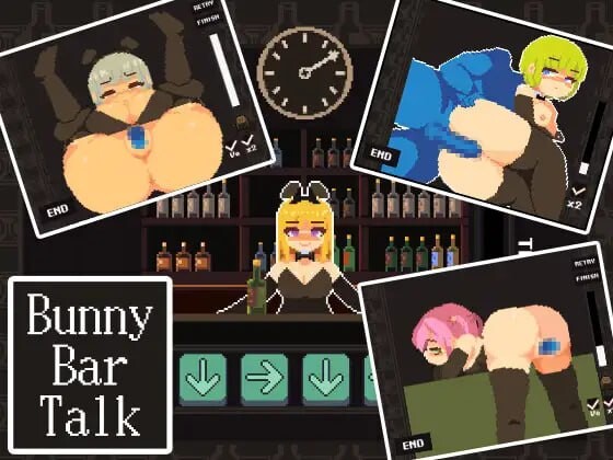新作[日式SLG/兔女郎/像素动态] 兔女郎酒吧闲聊 BunnyBarTalk 官中步兵版 [290M]-空域资源网