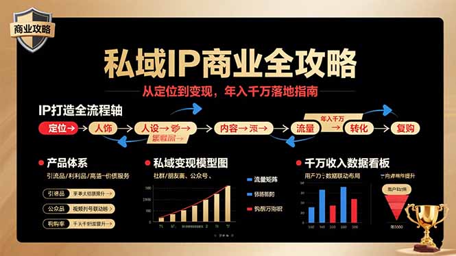 私域IP商业全攻略，从定位到变现，年入千万落地指南-空域资源网