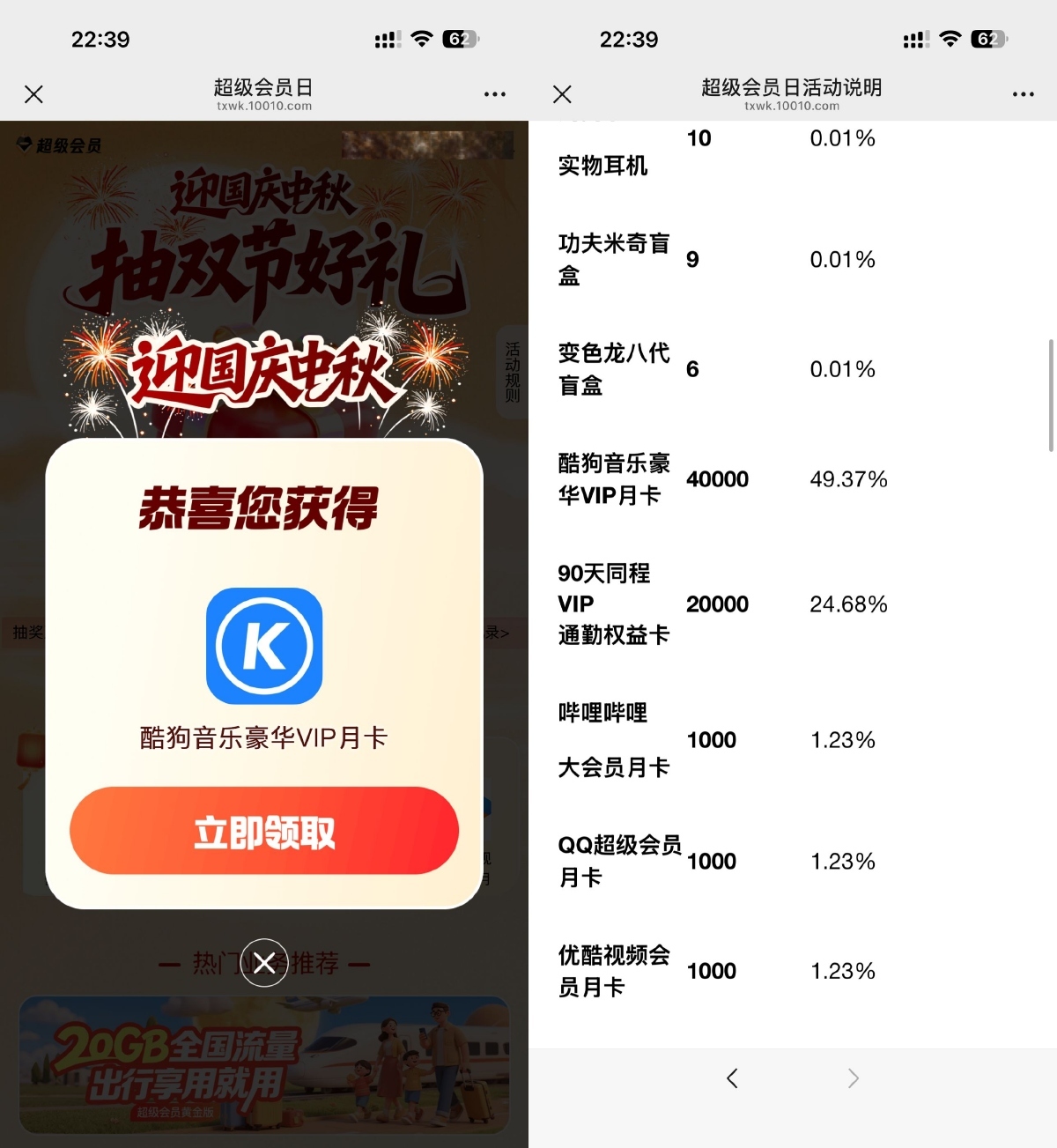 联通王卡抽实物或各类会员等-空域资源网