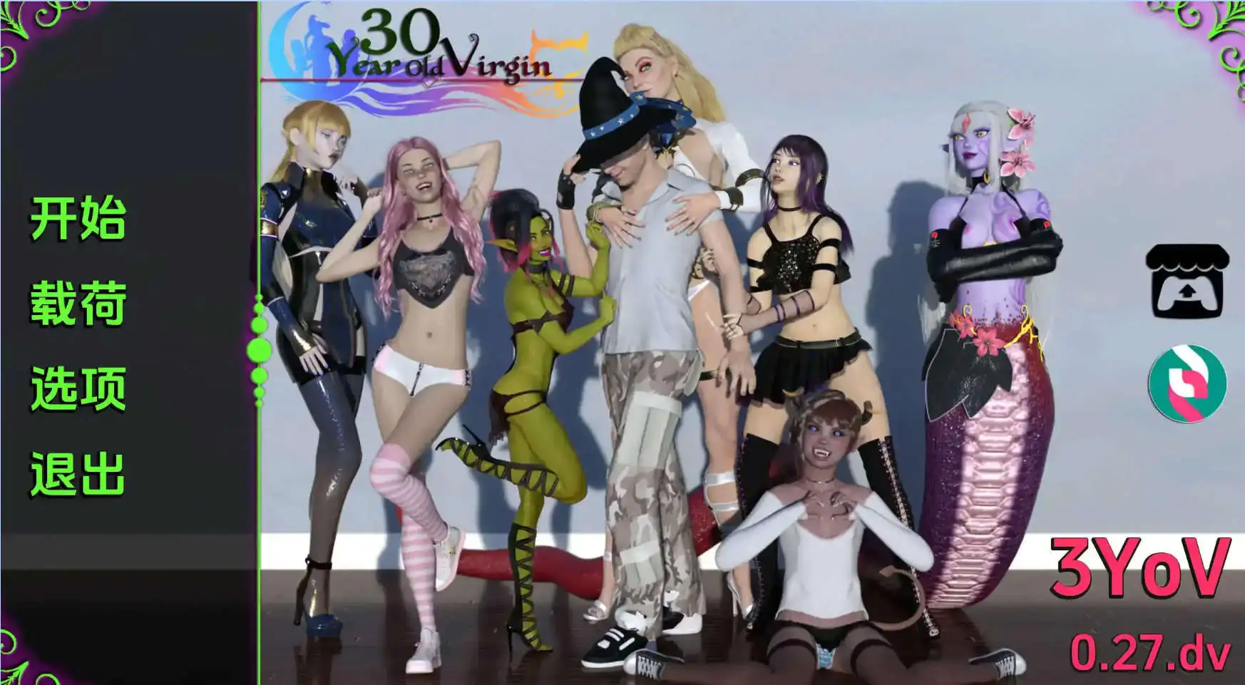 【欧美/SLG/沙盒/更新】30岁的处男v0.36.DV AI汉化版【PC+安卓/5.45G】