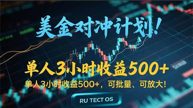 长久稳定的撸美金项目，平均3小时收入 500+，可公司实地考察实地操作！-空域资源网