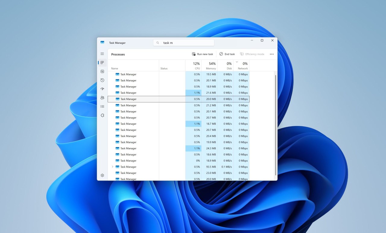微软确认_Windows_11_任务管理器存在性能降级漏洞 图1 微软确认_Windows_11_任务管理器存在性能降级漏洞 图1