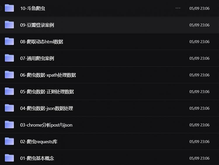 黑马Python爬虫教程-空域资源网